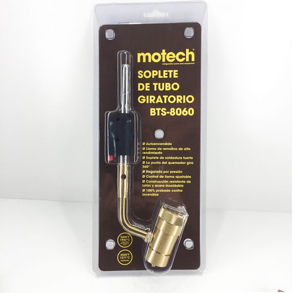 Soplete de tubo giratorio